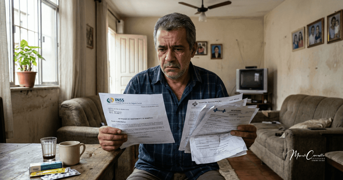 Leia mais sobre o artigo Auxílio-Doença Negado pelo INSS: Conheça os 3 Erros Fatais e Saiba Como Reverter a Situação